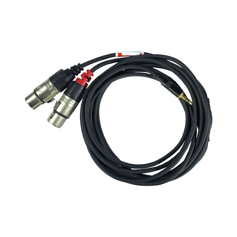 Cable estéreo Jack 3,5 <> XLR/f 3m