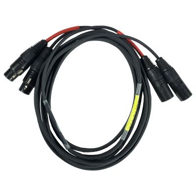 Cable  2 x XLR/m <> 2 x XLR/f 3m.