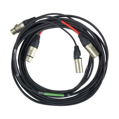 Cable  2 x XLR/m <> 2 x XLR/f 6m.
